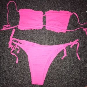 Pink bikini